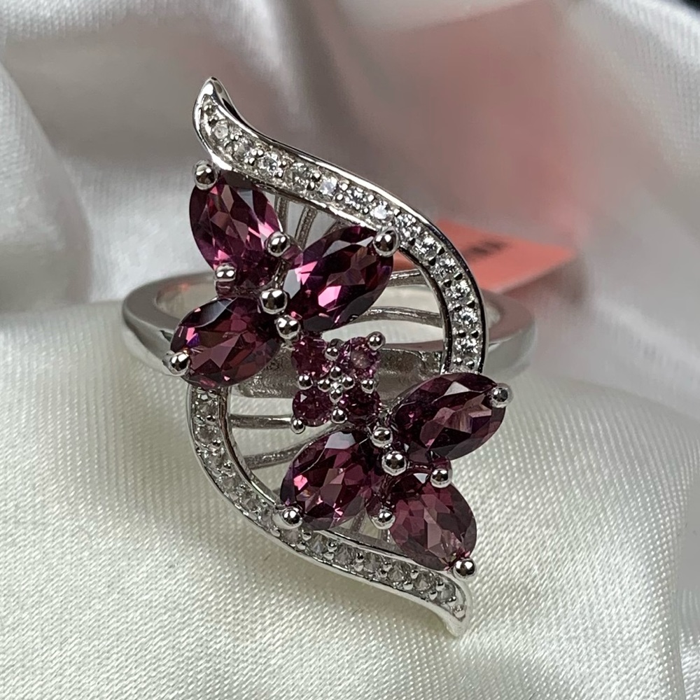 🌺Genuine Rhodolite Garnet Ring🌺